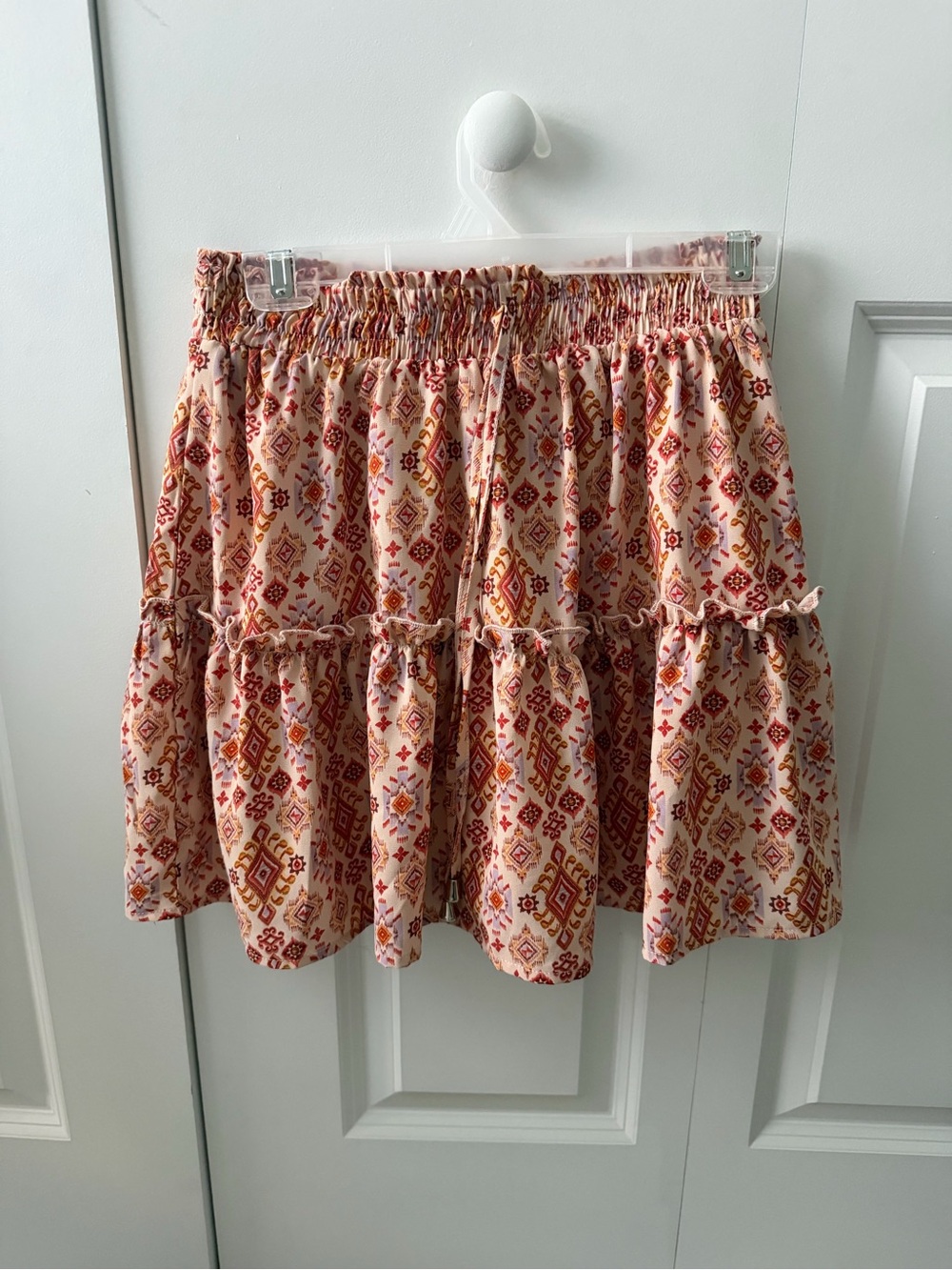 Pink Lily Boho Festival Skort